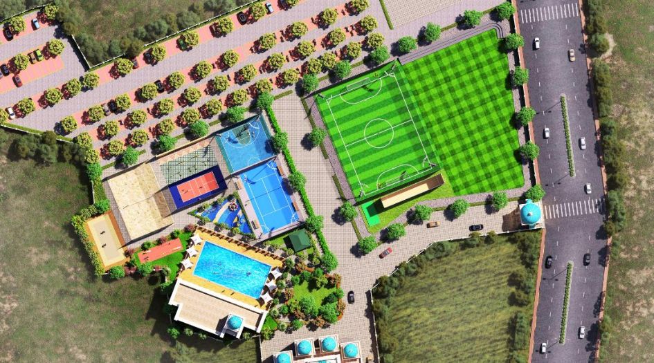 Arihant-Sports-City-Amenities-Podium-Top-View