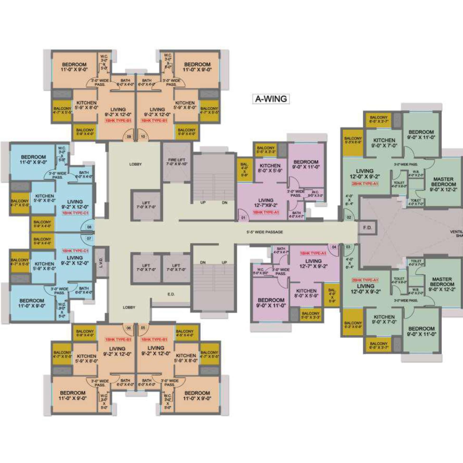 Arihant-Sports-City-Floor-Plan-with-Terrace